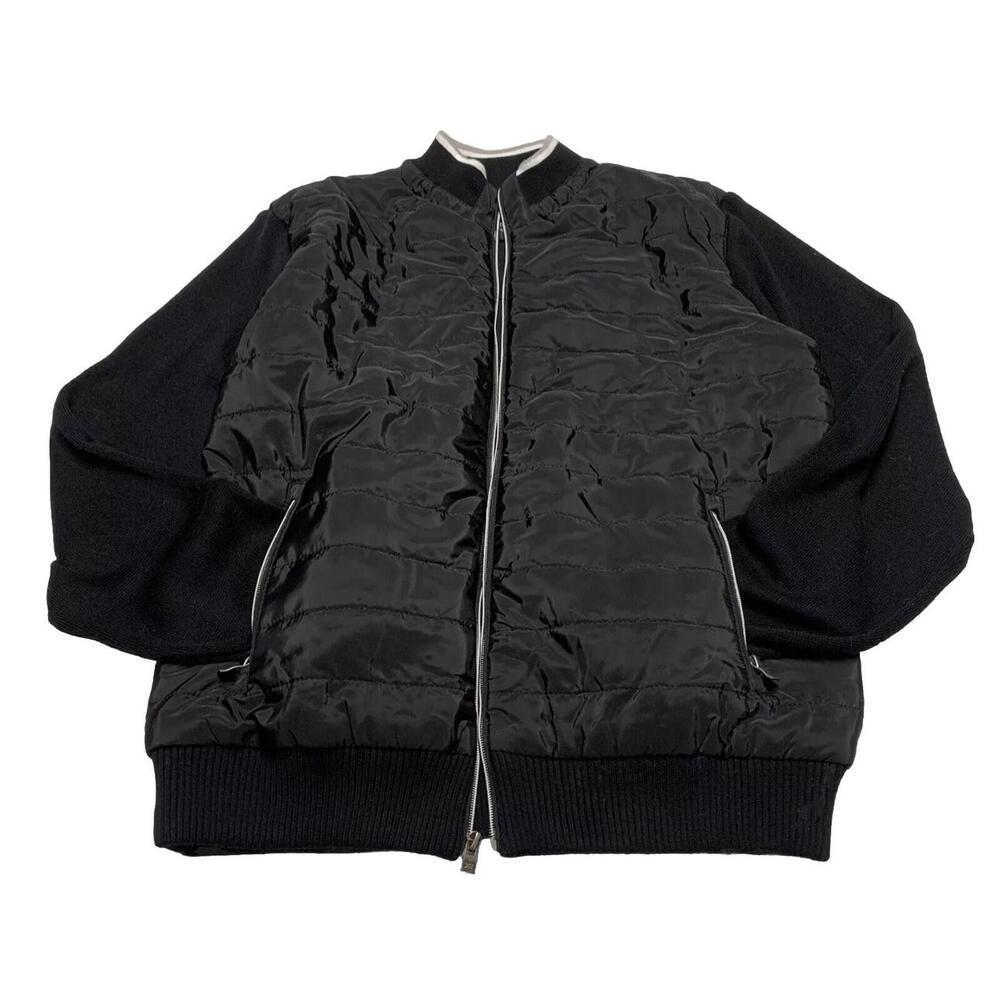 Xray Jeans Men's Size XL Black Light Weight Puffer Bomber Jacket